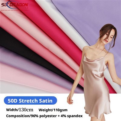 Fabrica de taques suaus de tafeta de seda faux per a roba de son i roba