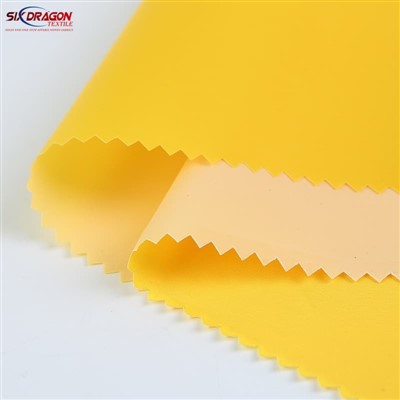 Taffeta groga impermeable per a la tela de la pluja