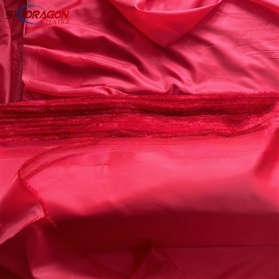 Tafetà vermell per a folre de vestits de negocis, folre de bosses i maletes